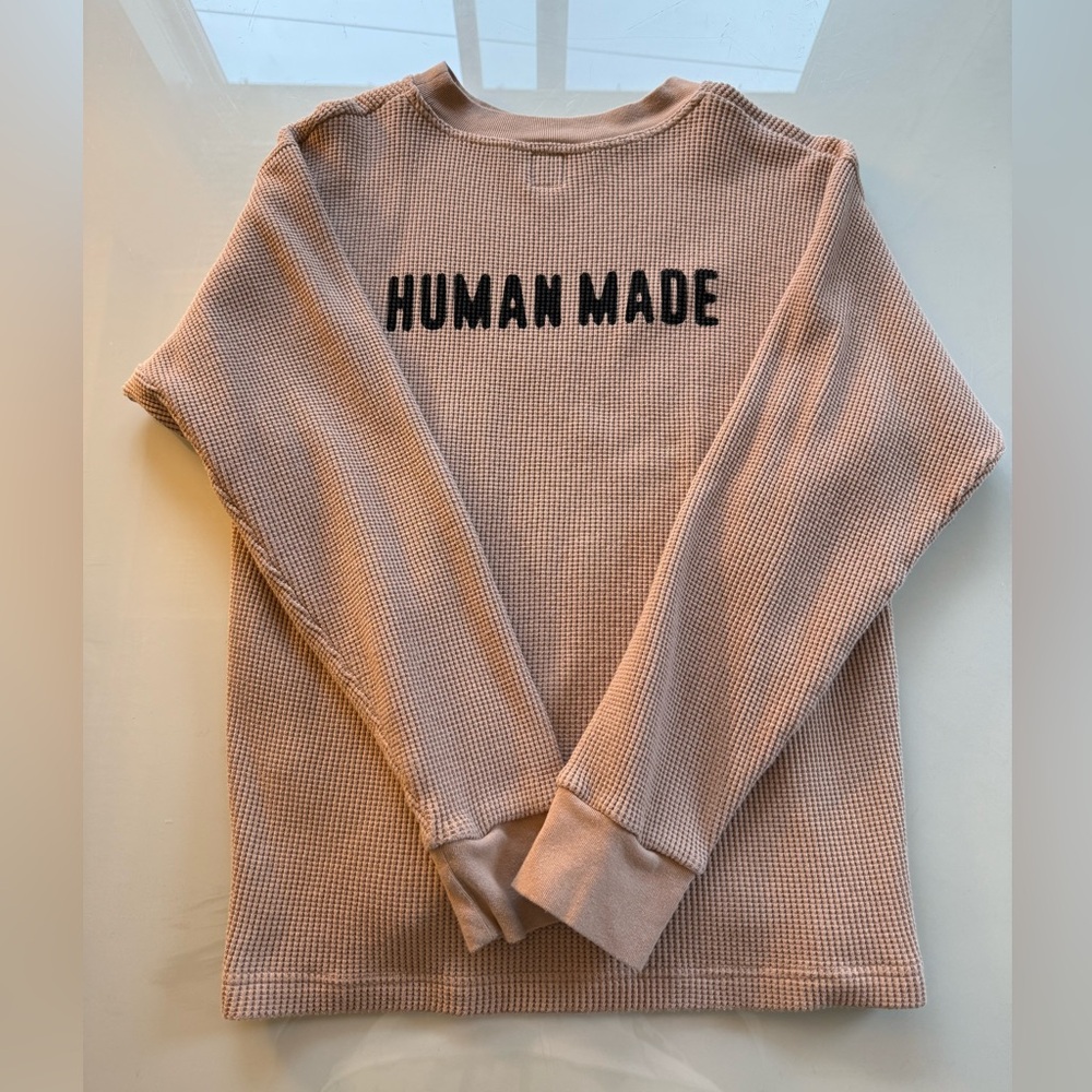 Human Made Men’s Waffle Knit Long-Sleeve Sweater